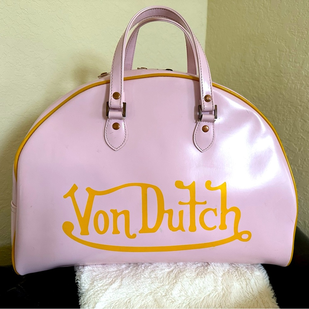 VON DUTCH vintage bowling bag